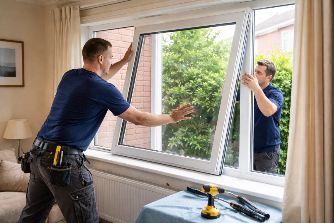 Window replacement on UK house